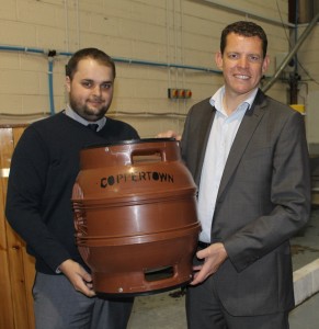 Sion Roberts (Head Brewer) & Rhun ap Iorwerth, Coppertown Brewery, Amlwch